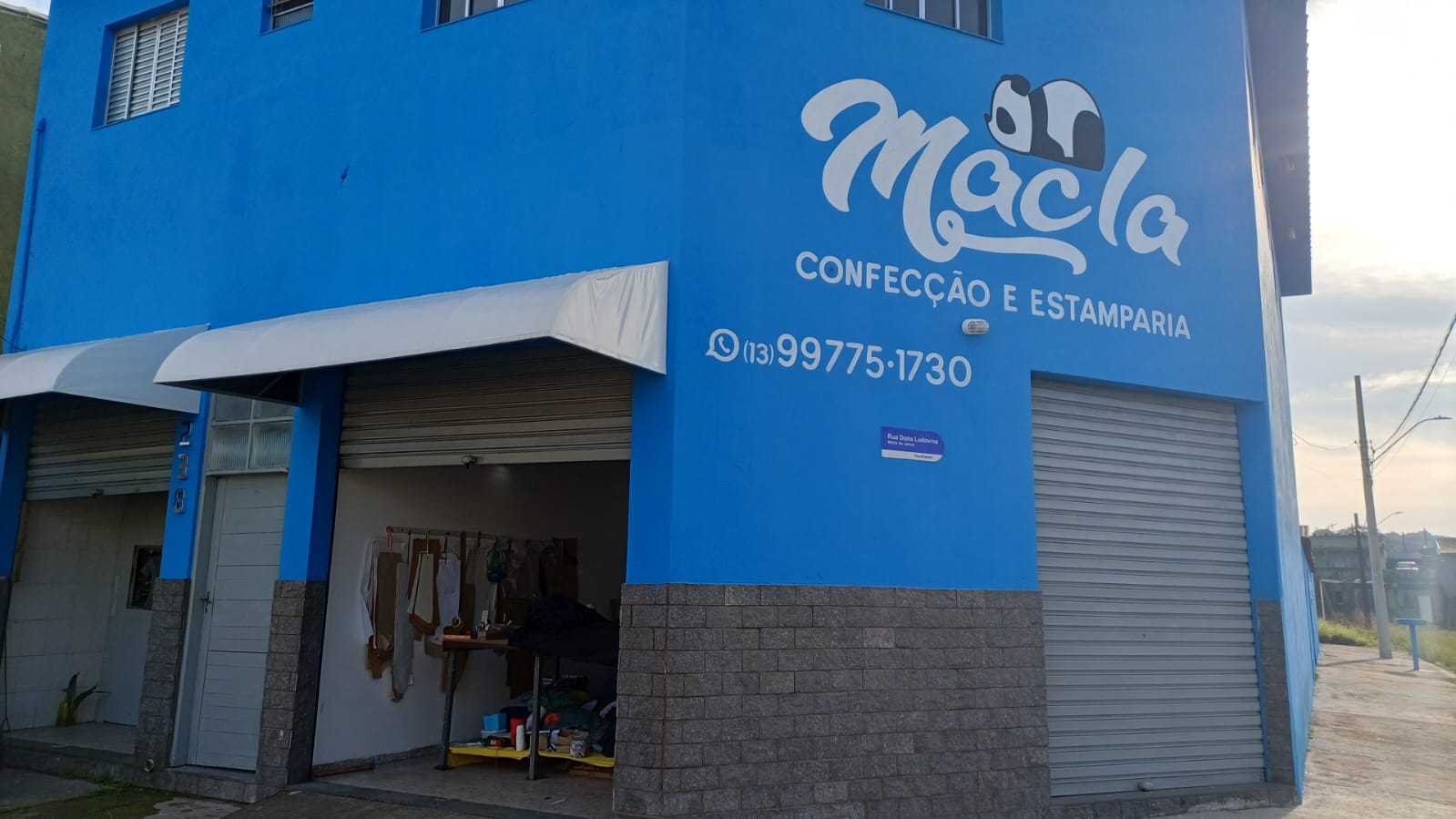 fachada macla confecções